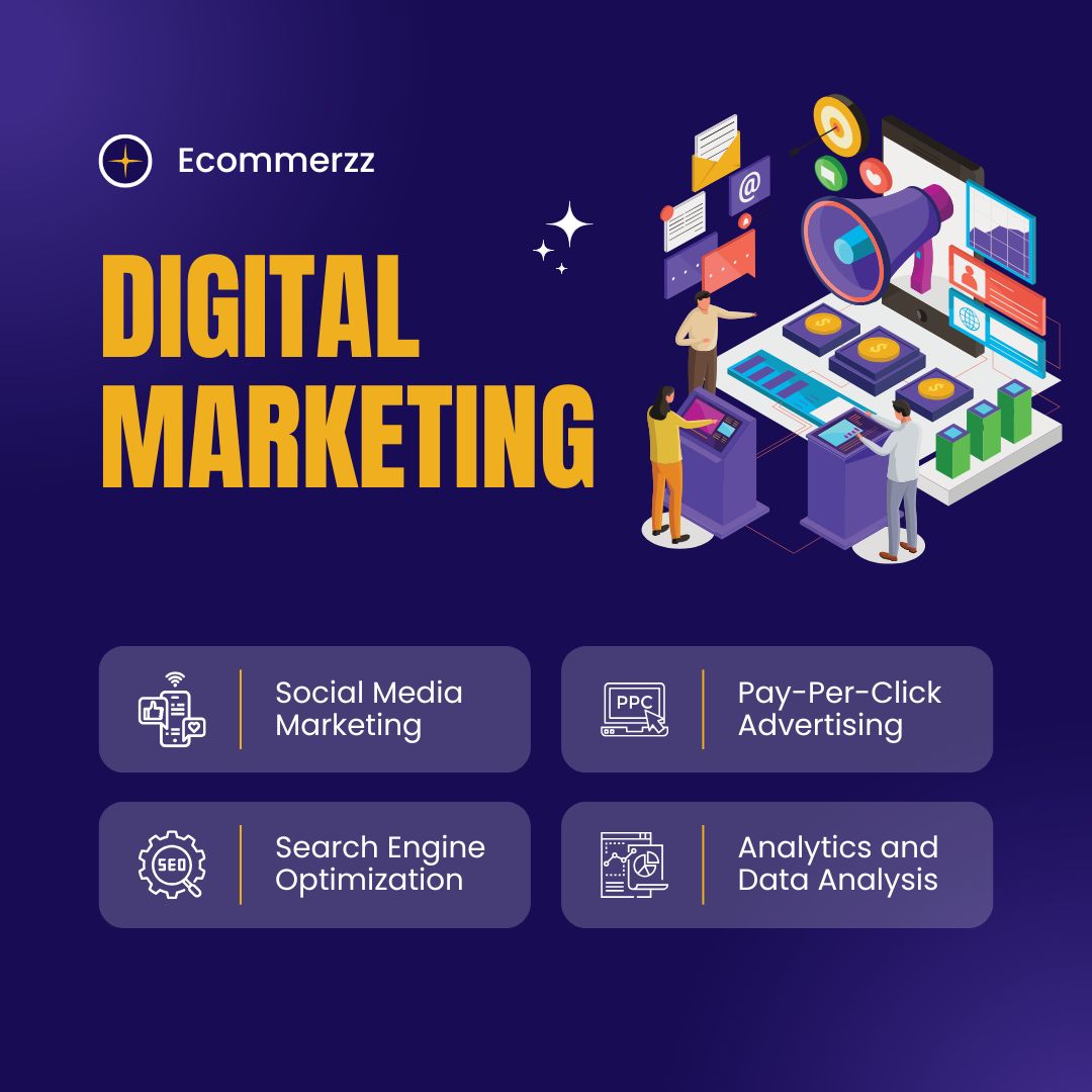 Dark Blue Illustrative Digital Marketing Agency Instagram Post Dark Blue Illustrative Digital Marketing Agency Instagram Post